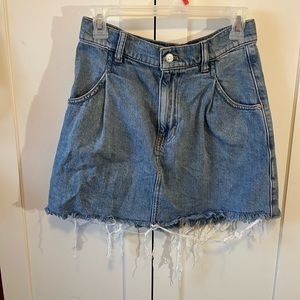 Free People Denim Mini Skirt